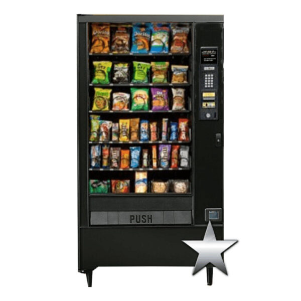 Automatic Products Studio 3 Silver Star Snack Machine for sale