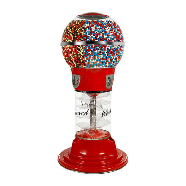 Triple Mega Wizard Spiral Gumball Machine for sale